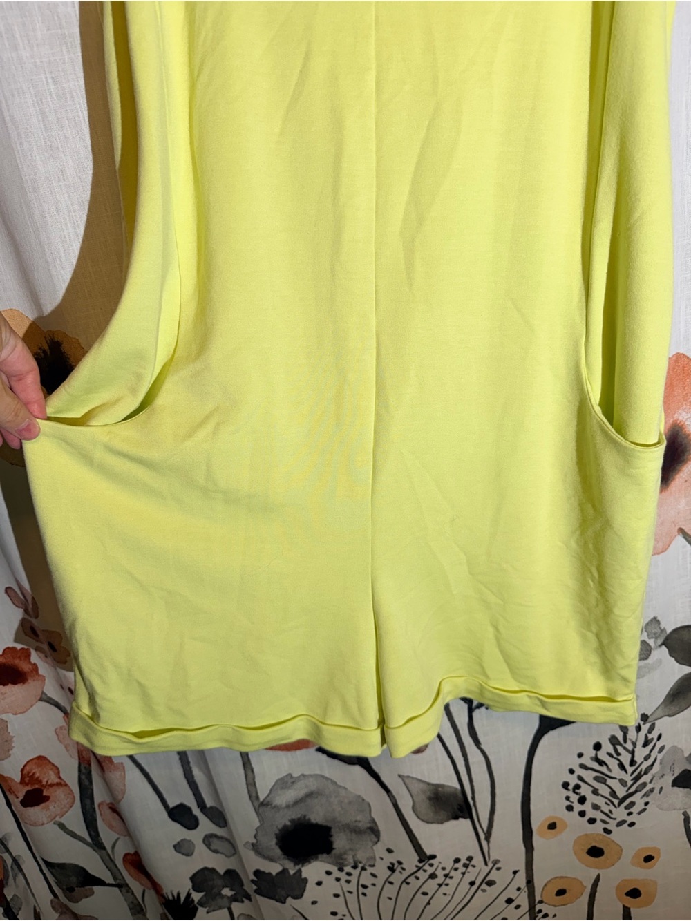Sincerely Jules Neon Yellow Wide-Leg Romper – Size Medium - Picture 4 of 10